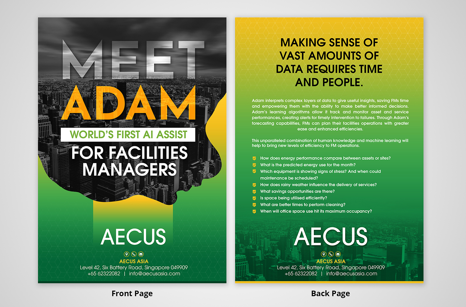Flyer Design by SAI DESIGNS for Aecus Asia Consulting Pte Ltd | Design #19694338