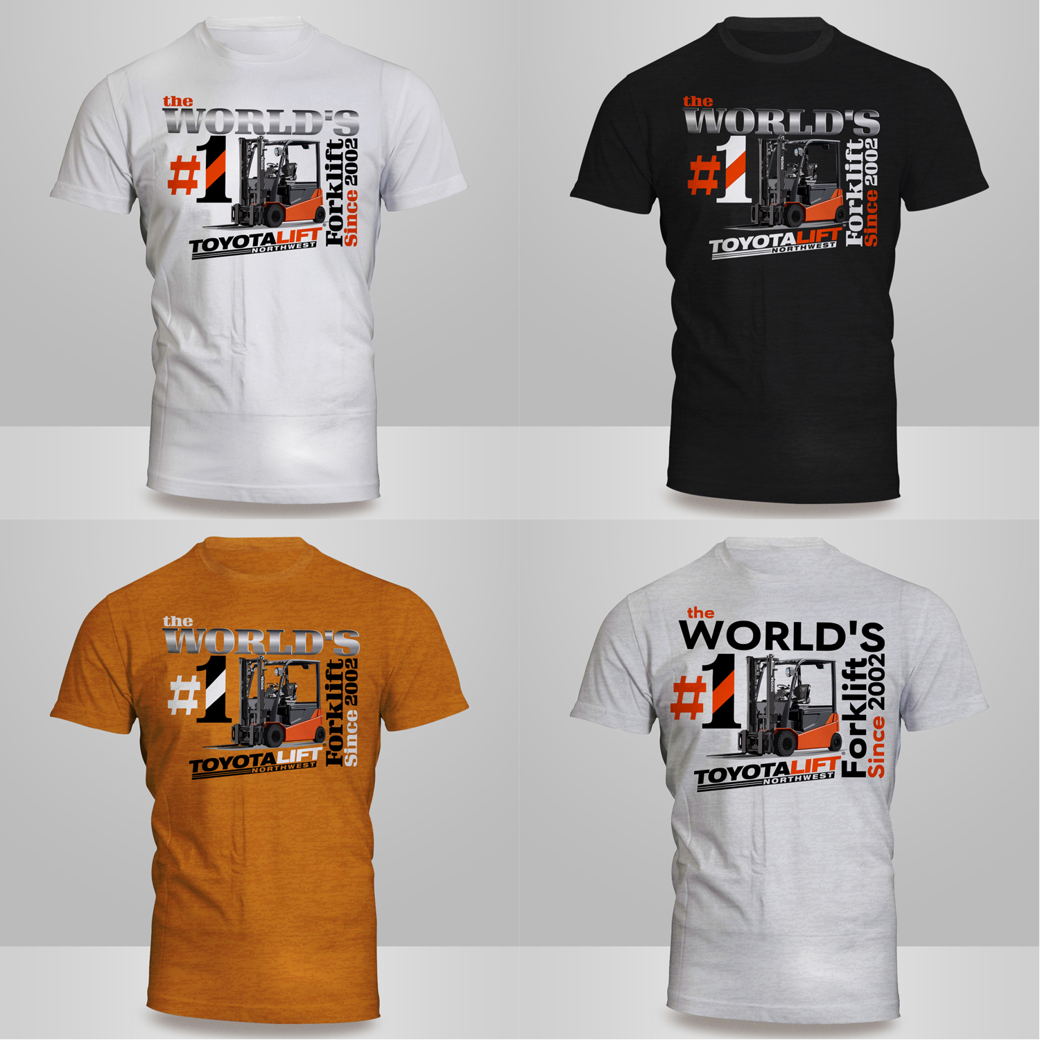 Diseño de Camiseta por Kero para Toyota Lift Northwest | Diseño #19675141