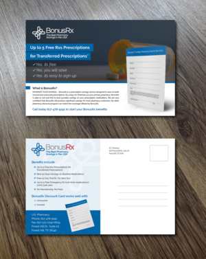 Rx card | Postcard Design by Alexandar