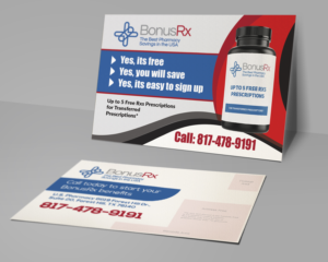 Postcard Design by Deziners Zone for U.S. Pharmacy, Inc. | Design: #19686045