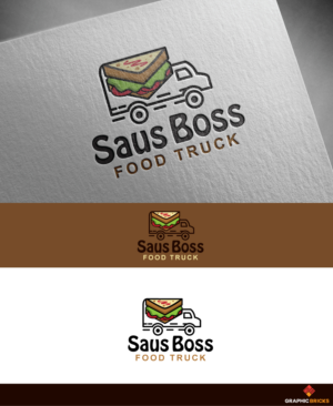 Saus Boss Food Truck | Logo Design by Graphic Bricks