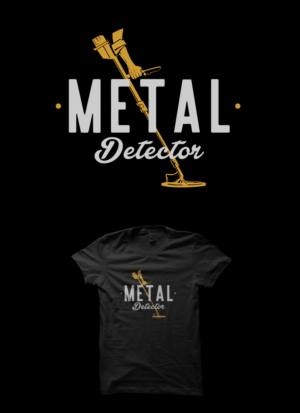 Cool metal detector shirt  | Diseño de Camiseta por cithuwill