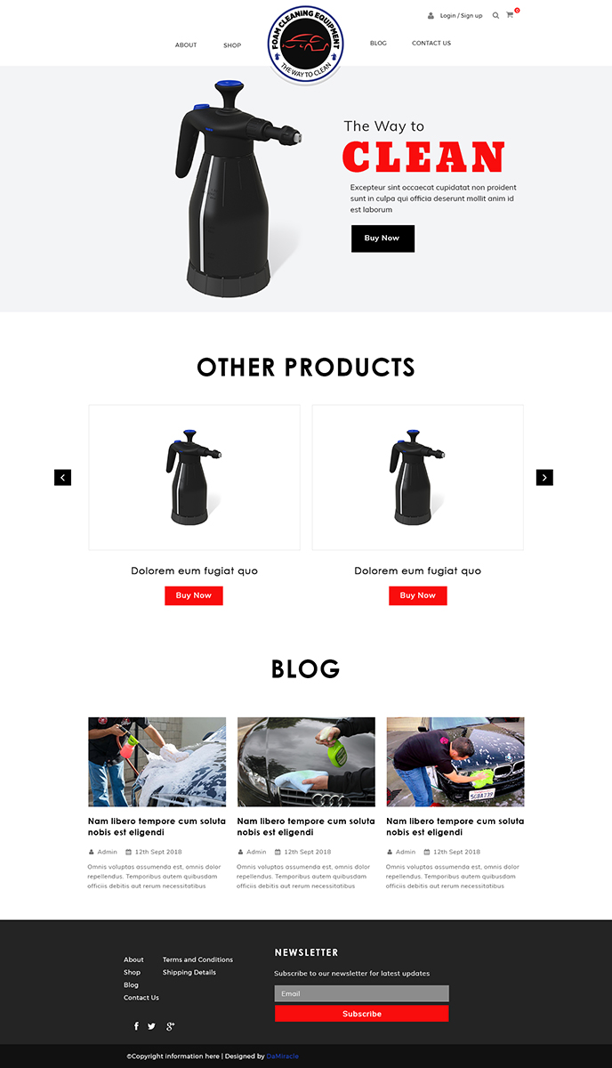 Shopify Design by Da Miracle for this project | Design #19712699
