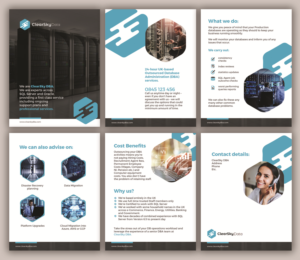 UK-based Database Management company needs a brochure / PDF | Diseño de Brochure por Achiver