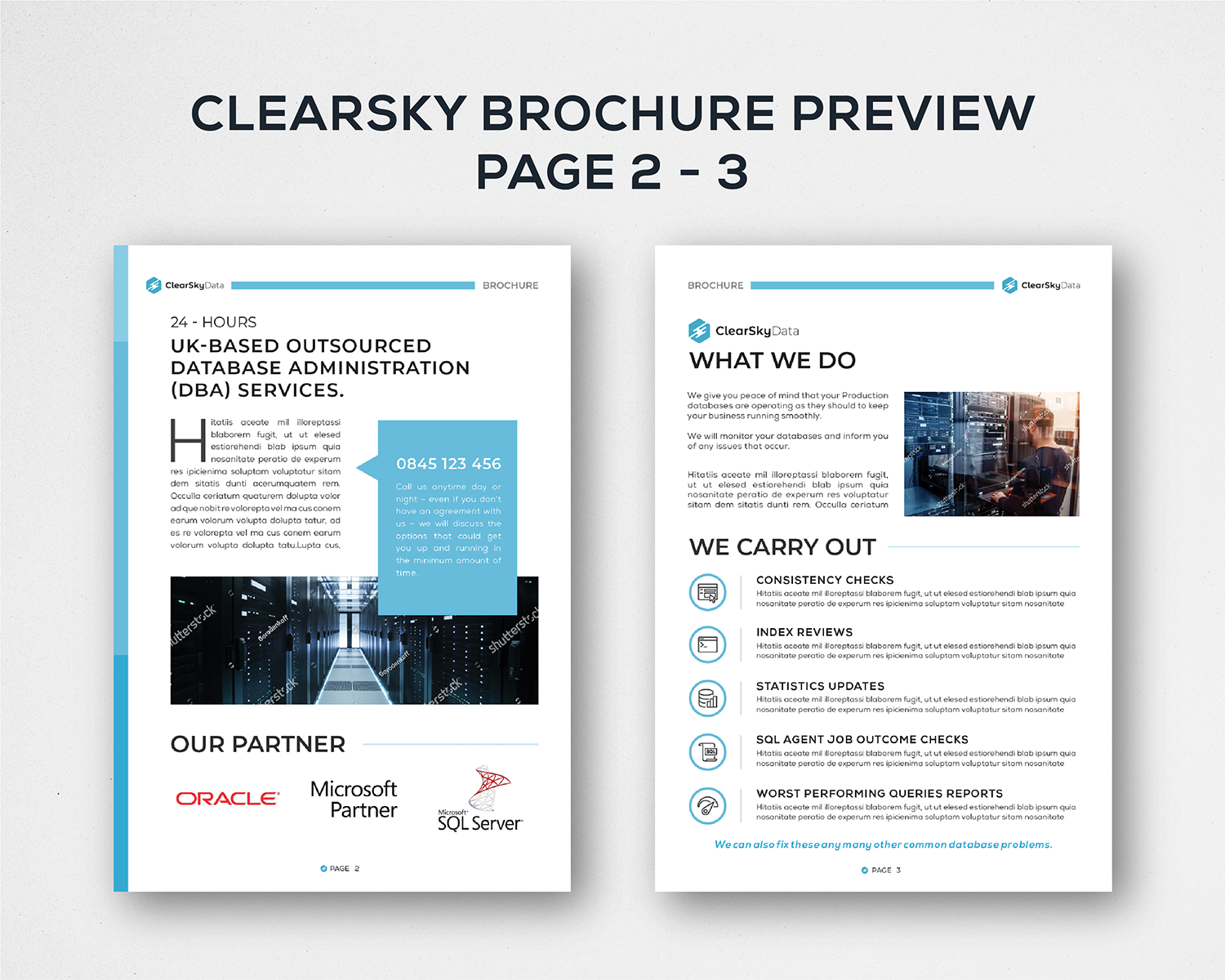 Broschüren-Design von turtle.des für ClearSky Logic | Design #19731481
