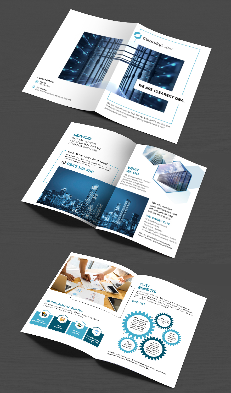 Broschüren-Design von creative.bugs für ClearSky Logic | Design #19703114