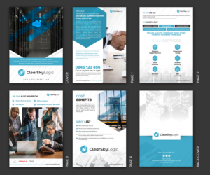 Brochure Design by SAI DESIGNS for ClearSky Logic | Design: #19718479