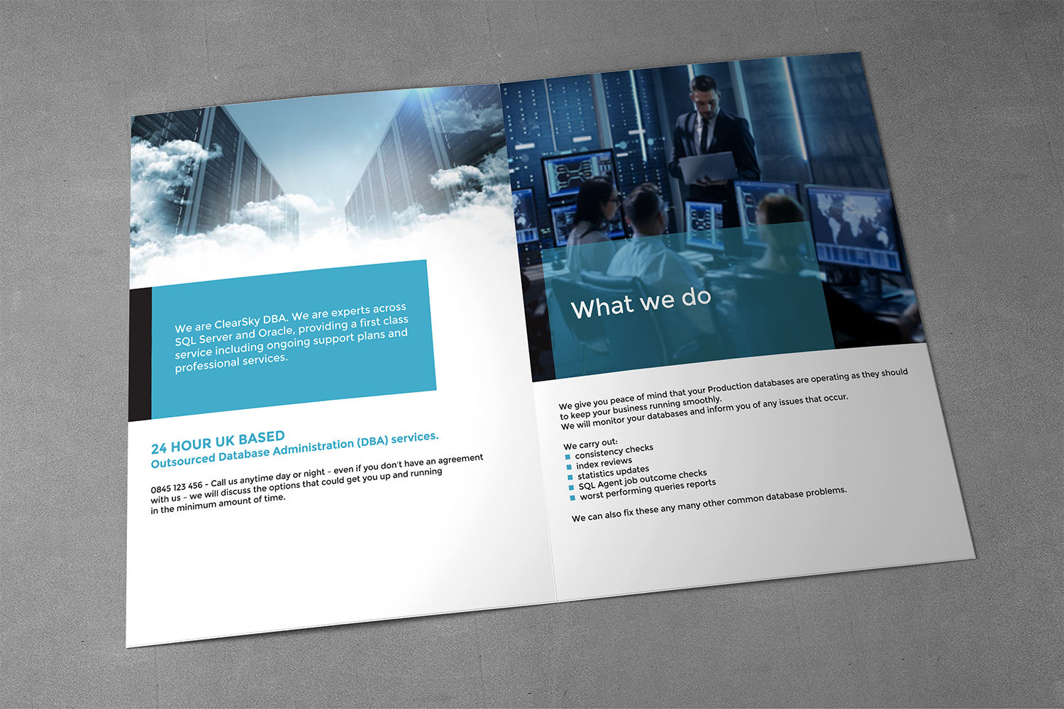 Brochure Design by barinix for ClearSky Logic | Design #19733019
