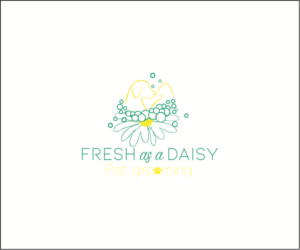 Fresh as a daisy pet grooming | Logo Design by Mihaela