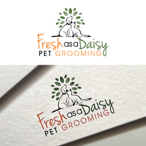 Fresh as a daisy pet grooming | Logo Design by FourtuneDesign
