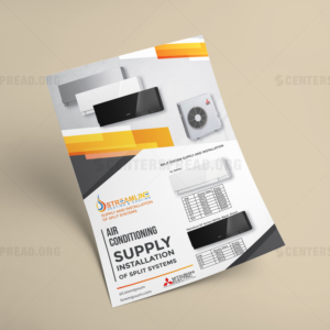 Design de Flyer par CENTERSPREAD pour Streamline Heating & Cooling | Design : #19670548