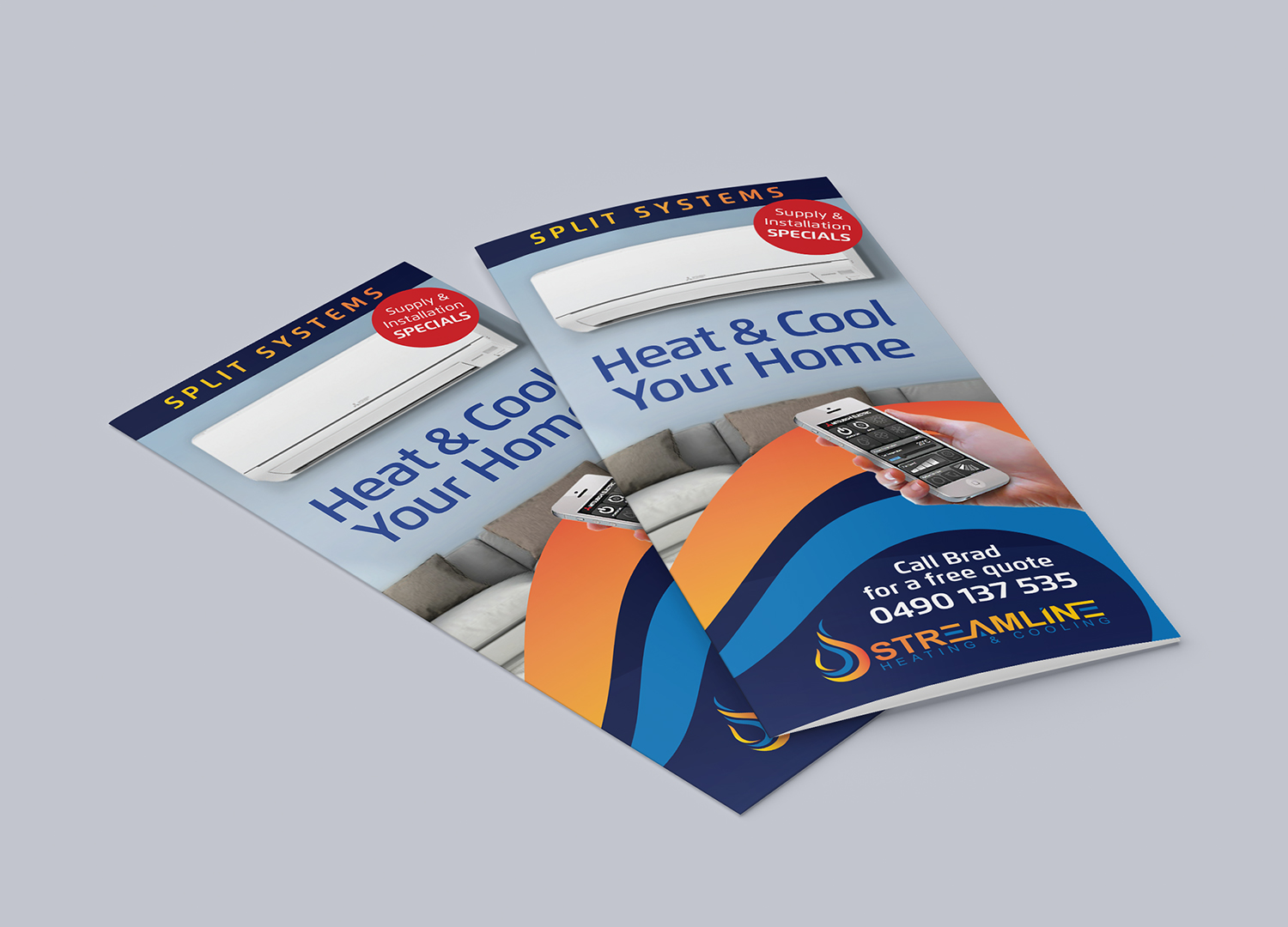 Flyer Design by andrew3344 for Streamline Heating & Cooling | Design #19671456