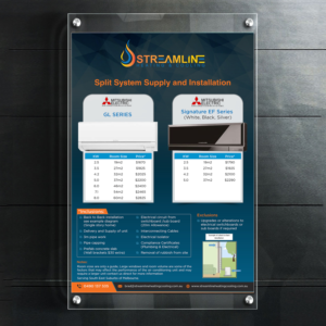 Flyer-Design von debdesign für Streamline Heating & Cooling | Design: #19683176