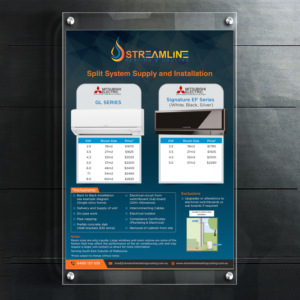 Flyer-Design von debdesign für Streamline Heating & Cooling | Design: #19724203