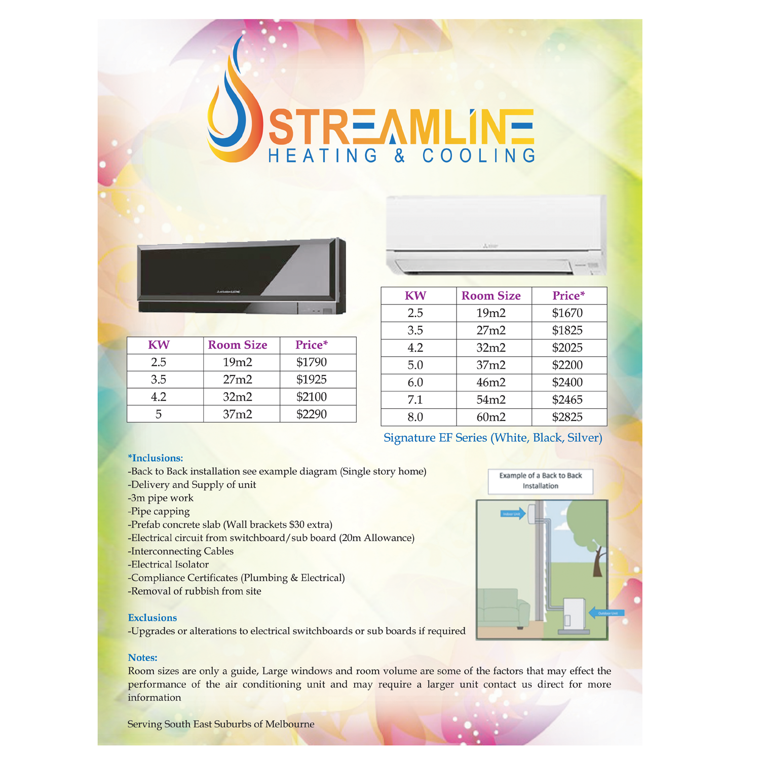 Flyer Design by Md Shafiqur 4 for Streamline Heating & Cooling | Design #19661905