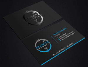Profitz Plumbing Business cards  | Business Card Design by SKYdesign