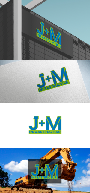 Logo Design by Taya Bright for J+M Infrastructure | Design #23482848