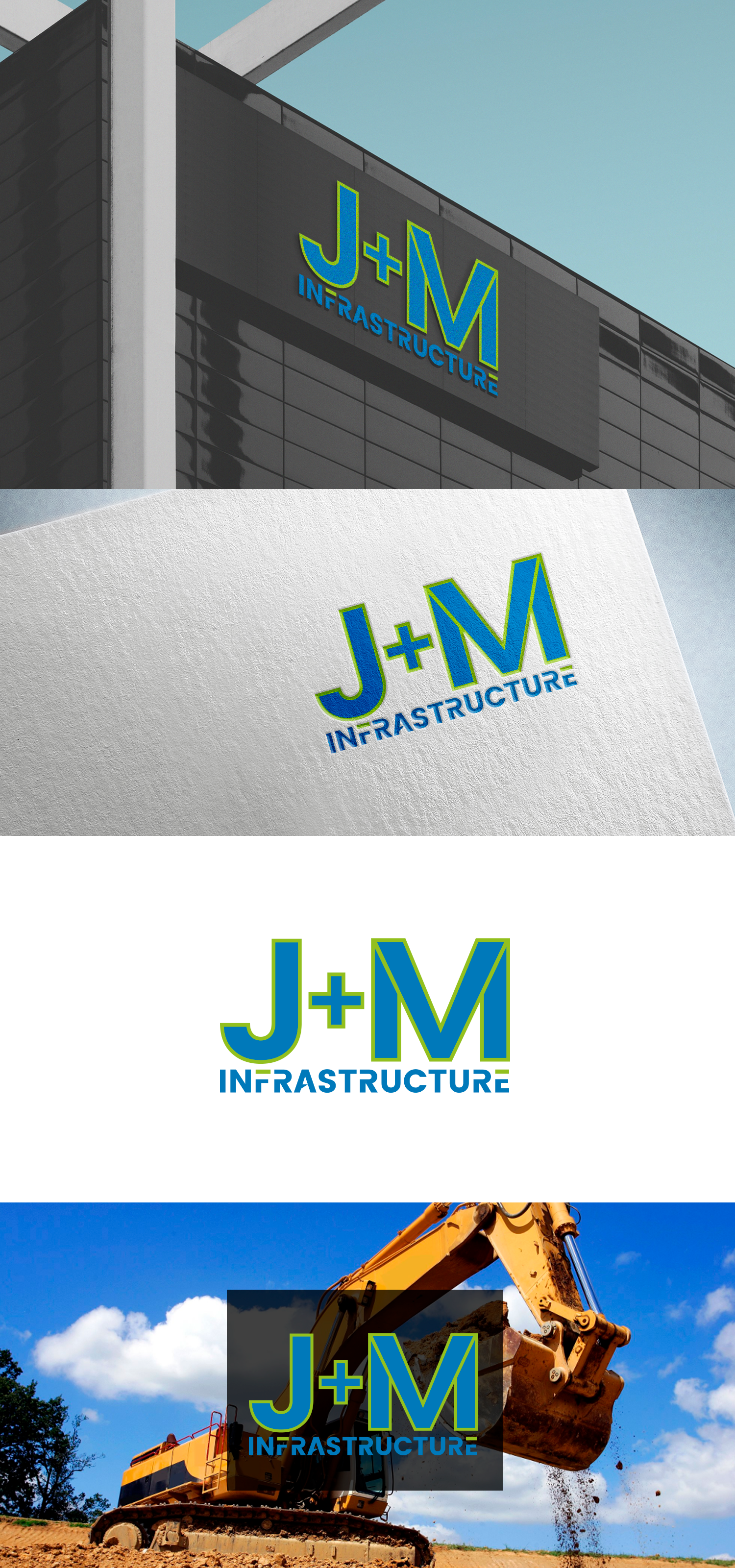 Logo-Design von Taya Bright für J+M Infrastructure | Design #23482874