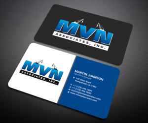 Business Card Design by Designers Hub for MVN Associates, Inc. | Design: #19663364