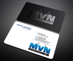 Business Card Design by Designers Hub for MVN Associates, Inc. | Design: #19663831