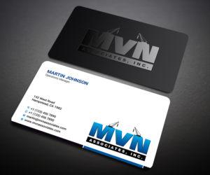 Business Card Design by Designers Hub for MVN Associates, Inc. | Design: #19663874