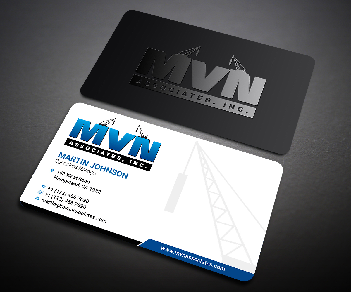 Diseño de Tarjeta de Presentación por Designers Hub para MVN Associates, Inc. | Diseño #19665138