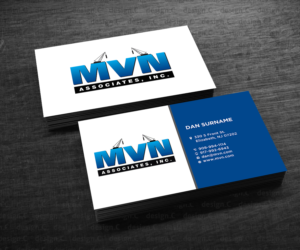 Business Card Design by Designers Hub for MVN Associates, Inc. | Design: #19668295