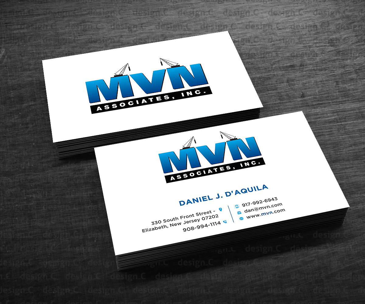 Business Card Design by Designers Hub for MVN Associates, Inc. | Design #19668588