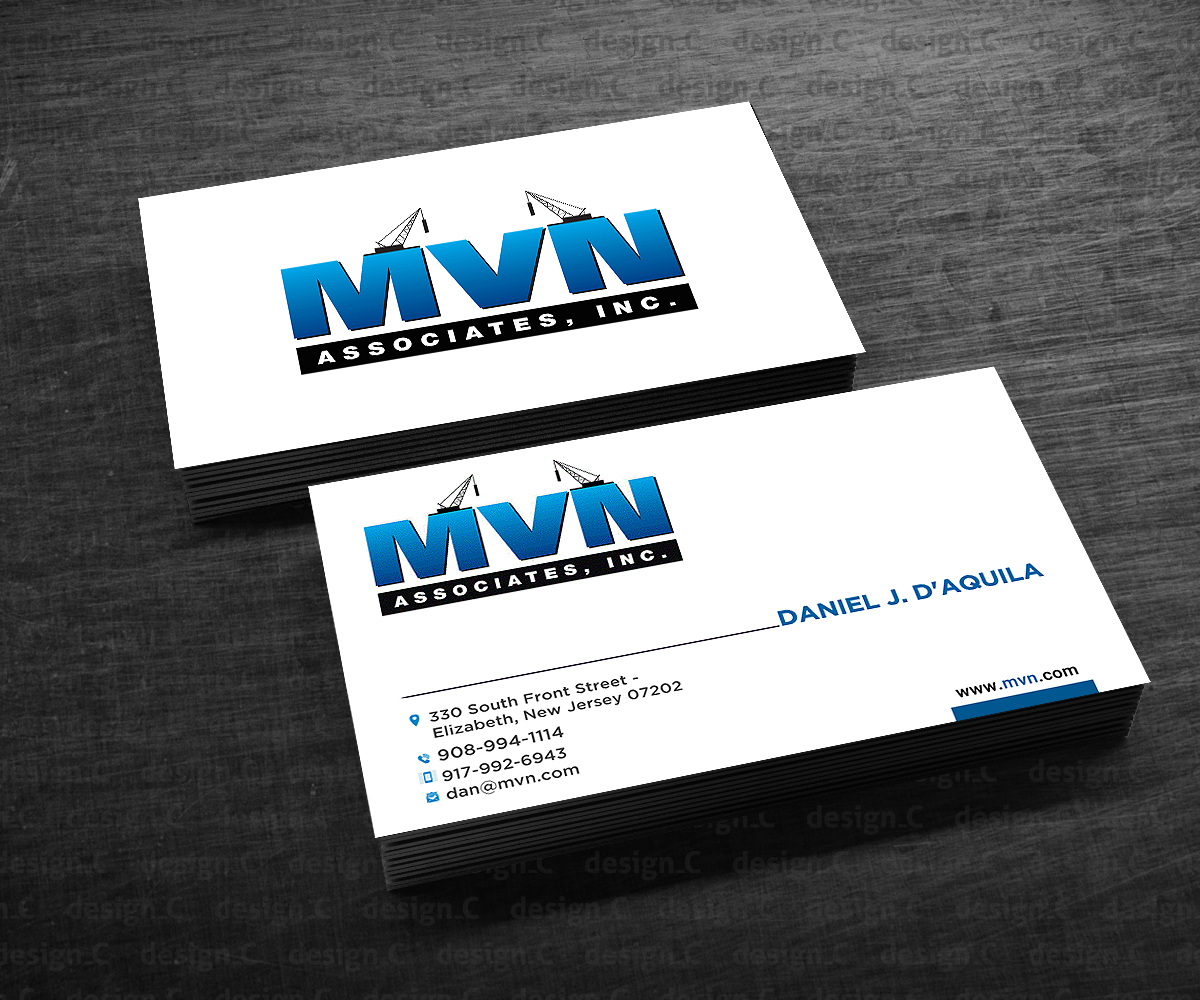 Business Card Design by Designers Hub for MVN Associates, Inc. | Design #19668819