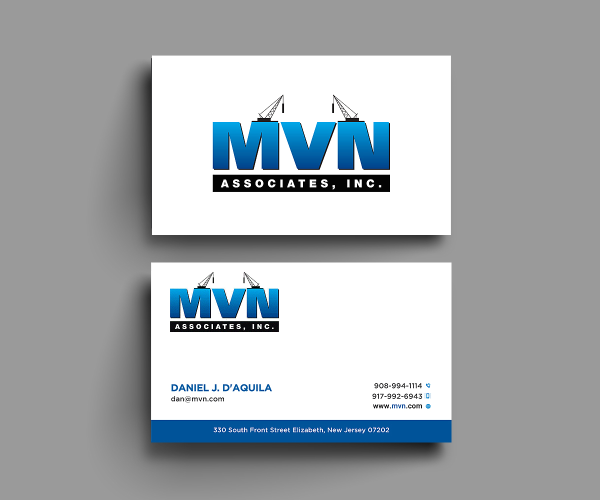 Business Card Design by Designers Hub for MVN Associates, Inc. | Design #19669402