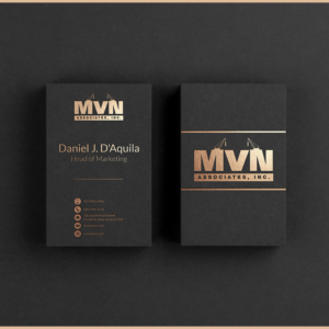 Business Card Design by mani786 for MVN Associates, Inc. | Design: #19670054