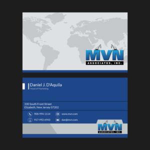 Business Card Design by mani786 for MVN Associates, Inc. | Design: #19687172