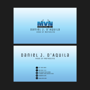 Business Card Design by mani786 for MVN Associates, Inc. | Design: #19718900