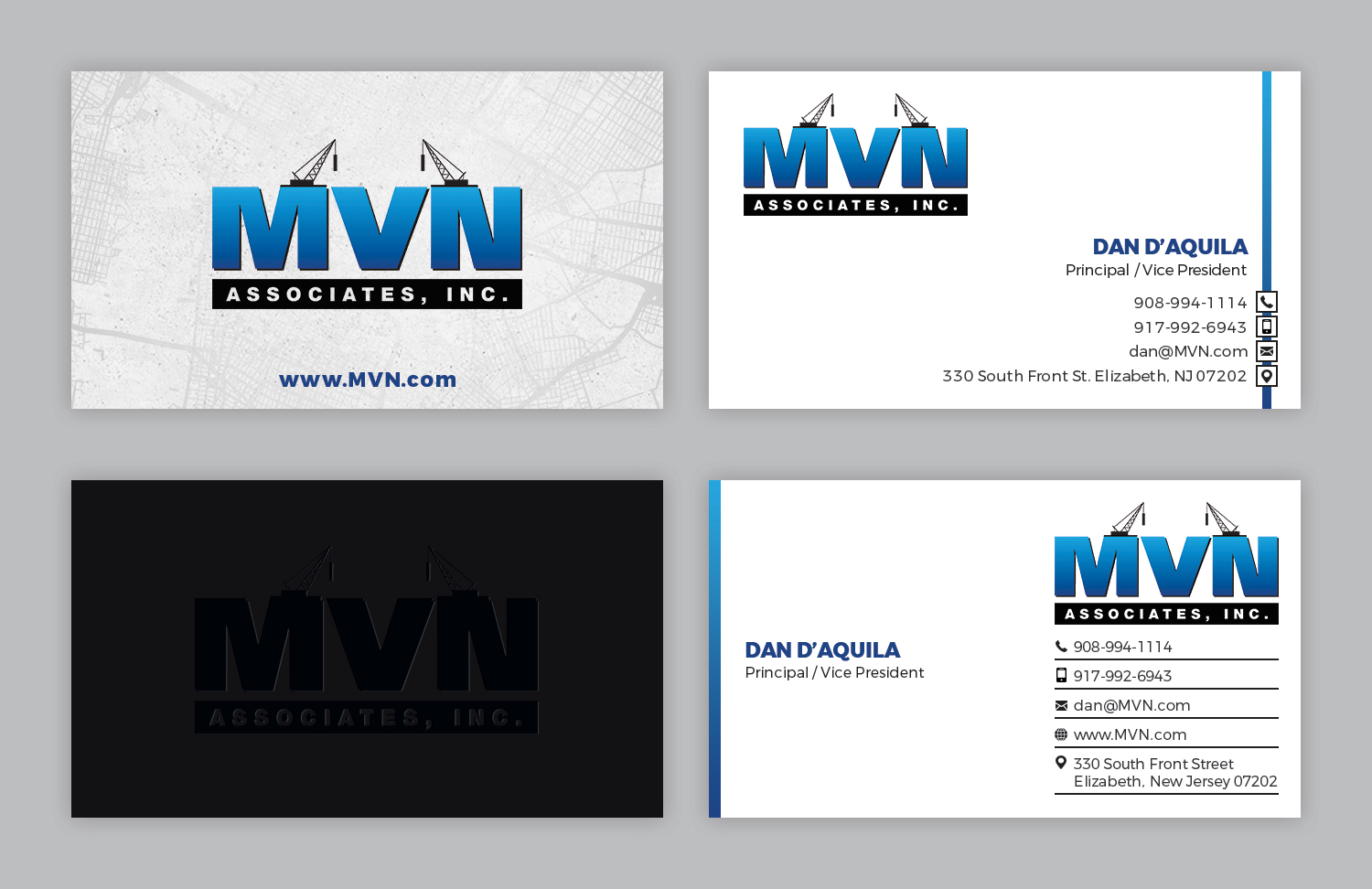 Business Card Design by MIND for MVN Associates, Inc. | Design #19674164
