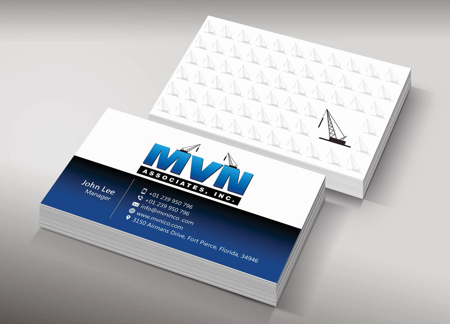 Design de Carte de Visite par Lanka Ama pour MVN Associates, Inc. | Design #19663427