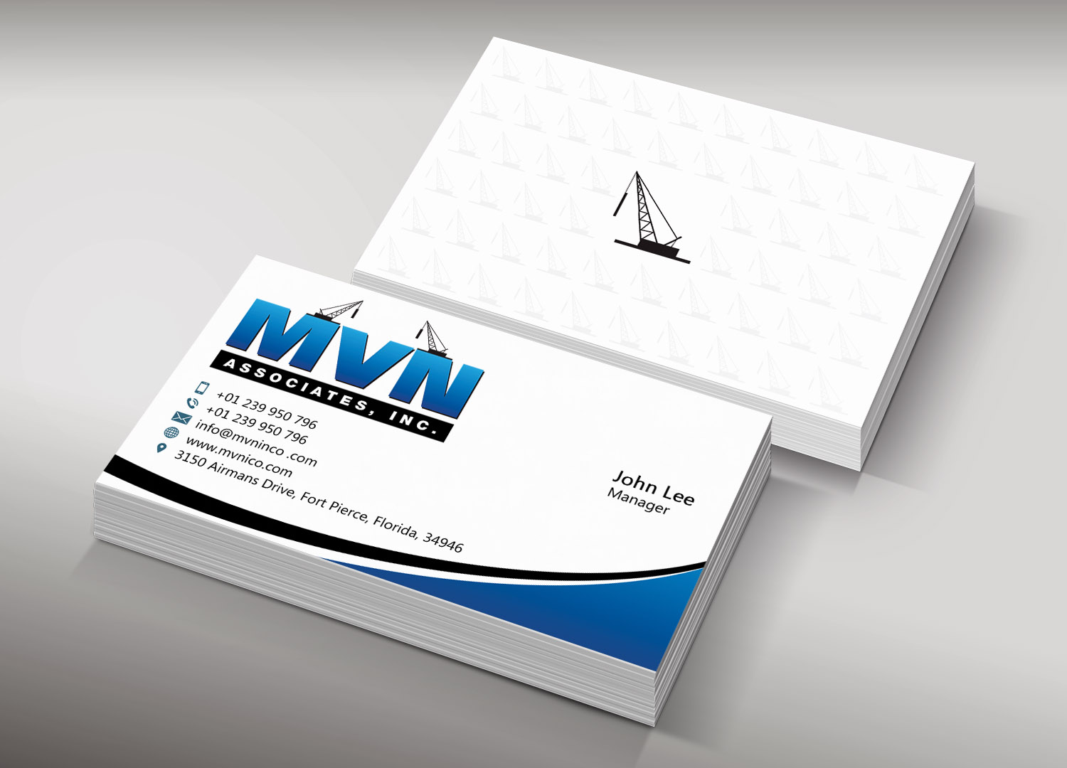 Business Card Design by Lanka Ama for MVN Associates, Inc. | Design #19663429