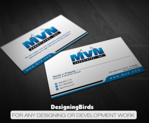 Business Card Design by Designing Birds for MVN Associates, Inc. | Design: #19674735