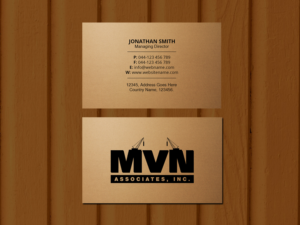 Business Card Design by Creations Box 2015 for MVN Associates, Inc. | Design: #19708346