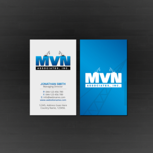 Business Card Design by Creations Box 2015 for MVN Associates, Inc. | Design: #19708347