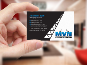 Business Card Design by Creations Box 2015 for MVN Associates, Inc. | Design: #19708373