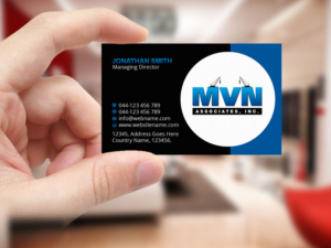 Business Card Design by Creations Box 2015 for MVN Associates, Inc. | Design: #19708375