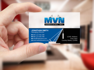 Business Card Design by Creations Box 2015 for MVN Associates, Inc. | Design: #19708376