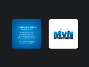 Business Card Design by Creations Box 2015 for MVN Associates, Inc. | Design: #19708883