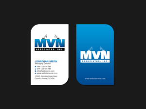 Business Card Design by Creations Box 2015 for MVN Associates, Inc. | Design: #19708884
