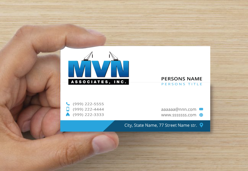 Business Card Design by instudio for MVN Associates, Inc. | Design #19670152