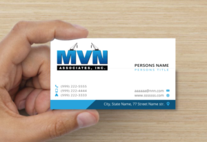 Business Card Design by instudio for MVN Associates, Inc. | Design: #19670152