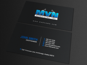 Business Card Design by chandrayaan.creative for MVN Associates, Inc. | Design: #19665755