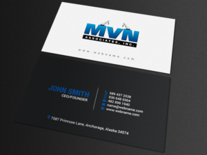 Business Card Design by chandrayaan.creative for MVN Associates, Inc. | Design: #19665757