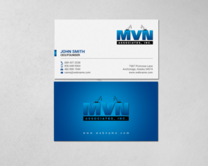 Business Card Design by chandrayaan.creative for MVN Associates, Inc. | Design: #19665793