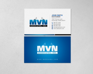 Business Card Design by chandrayaan.creative for MVN Associates, Inc. | Design: #19665794